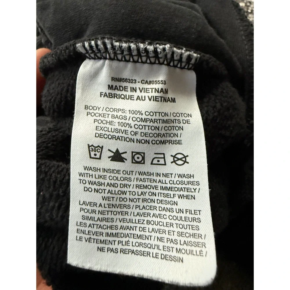 Jordan Flight Fleece Washed Black Jogger Sweatpants Mens 2X CV3174-010